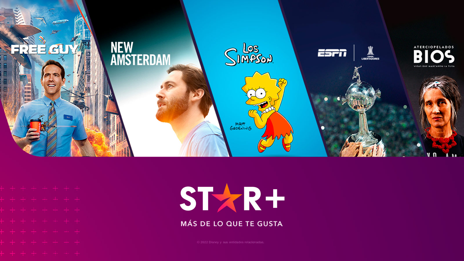 Portadas de series y películas principales de la plataforma Star+